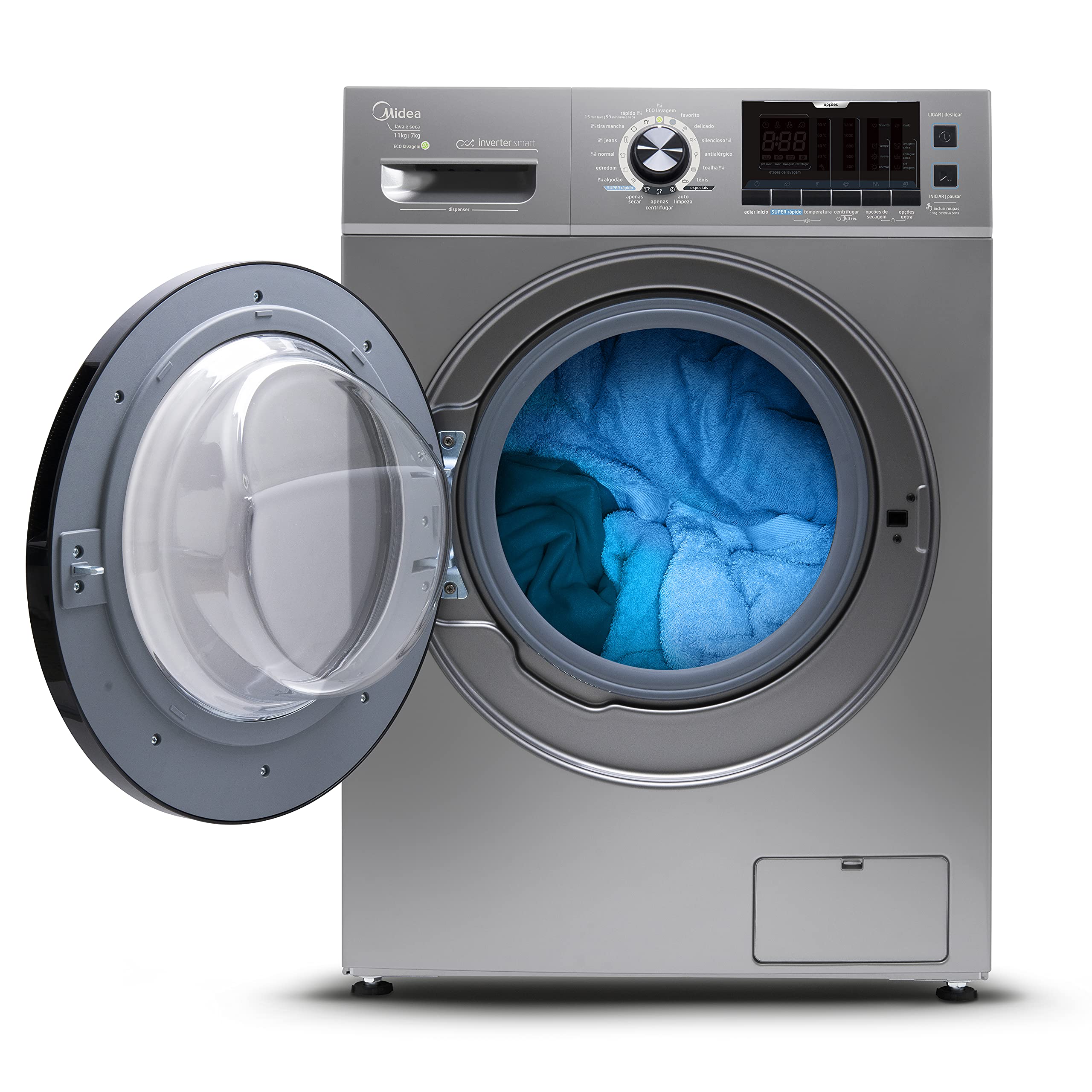 Lava e Seca 12kg LSE12X2 Storm Wash Inverter Tambor 4D, Porta